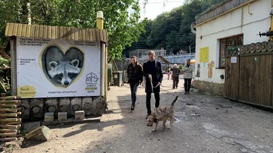 Фото: У Домівці врятованих тварин небайдужі допомогли прибрати вольєри