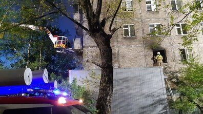 Фото: Мер Львова про пожежу на вул. Виговського
