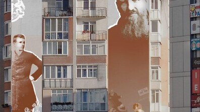 Фото: У Львові створюють мурал, присвячений Андрею Шептицькому