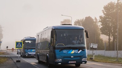Фото: Львів отримав три автобуси від громади естонського міста Тарту