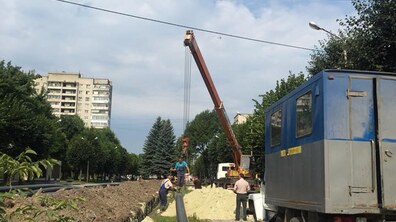 Фото: На вул. Гашека облаштують громадський простір: ЛМКП «Львівводоканал» розпочало роботи із заміни водопроводів