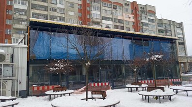 Фото: На місці скверу має бути сквер: у Львові Інспекція ДАБК проводить перевірку об’єкта на проспекті Червоної Калини, 109 (відео)