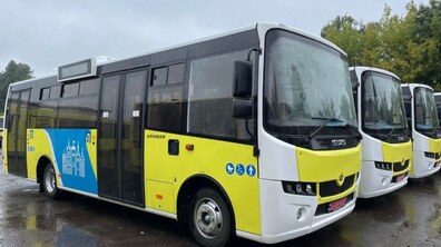 Фото: Комунальне АТП‑1 отримало перші 5 нових автобусів з низькопідлоговою секцією та кондиціюванням