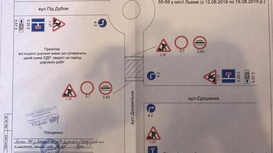 Фото: Від сьгодні і до п’ятниці буде перекрито рух транспорту на вул. Джерельна, 55−59