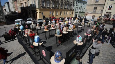 Фото: У Львові на площі Музейній стартував дев’ятий «Фестиваль писанок»