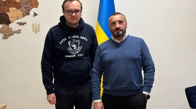 Фото: Бельгійська компанія відновила вуличне освітлення на вулиці Львова, яка постраждала від ворожої атаки 4 вересня