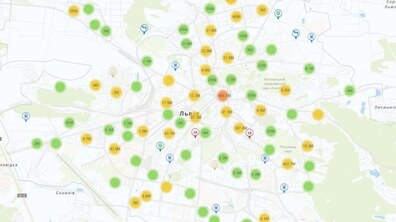 Фото: 1000 об’єктів бюджету розвитку Львова 2018 року на одній карті