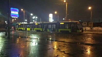 Фото: Львів отримав дев’ятий п’ятисекційний трамвай «Електрон»