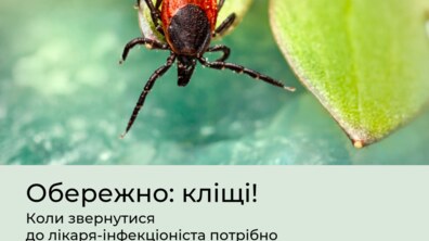 Фото: Медики пояснюють, як уберегтися від укусу кліща та що робити, якщо кліщ вкусив