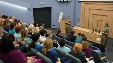 Фото: Бойові медики обмінювалися досвідом з фахівцями міської лікарні Львова