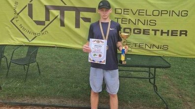 Фото: 14-річний львів’янин став чемпіоном України з тенісу