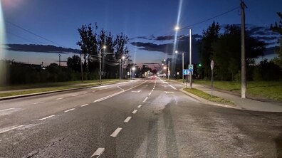 Фото: На вулиці Богданівській встановили 89 нових, енергоефективних ламп вуличного освітлення