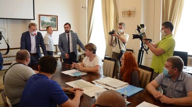 Фото: Мер Львова про зміну меж земельної ділянки для учасників АТО: «Це питання буде включене в наступну сесію»