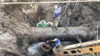 Фото: Витік на найбільшому магістральному водогоні ліквідовано: водопостачання у Франківський район здійснюється з дотриманням усіх технічних параметрів