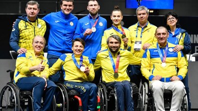 Фото: Львівські парафехтувальники здобули ще три нагороди на Чемпіонаті Європи