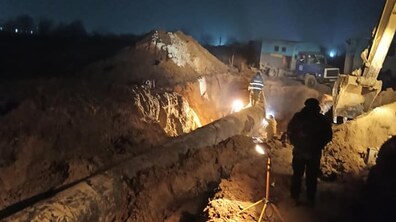 Фото: Ремонтні бригади «Львівводоканал» замінили 340 м аварійного магістрального водогону