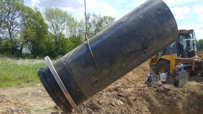 Фото: Львівводоканал замінив частину водогону у Грибовичах