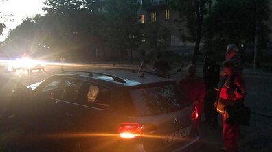 Фото: Інформацію уточнено: на вул. Зеленій, 95 автомобіль збив опору тролейбусної контактної мережі