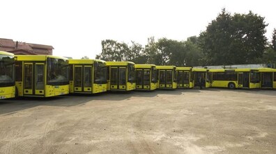 Фото: Перші 10 МАЗів вже у Львові: до кінця року місто має отримати ще 140 великогабаритних автобусів
