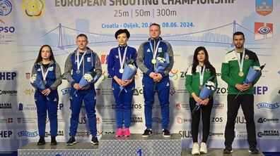 Фото: Львівські стрільці – призери чемпіонату Європи