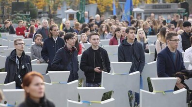 Фото: У Львові пішою ходою вшанували 100-річчя утворення Західноукраїнської Народної Республіки