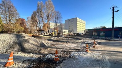 Фото: Триває капітальний ремонт біля онколікарні: тут відремонтують дорогу, тротуар і впорядкують транспортний рух