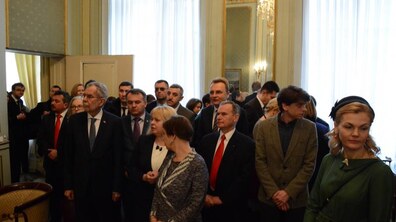 Фото: Президент Австрії в Палаці Потоцьких зустрівся з керівниками Львова та області