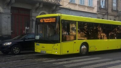 Фото: 10 нових автобусів МАЗ курсують на 4 маршрутах Львова