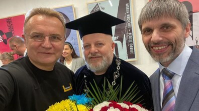 Фото: Польський художник став почесним доктором Львівської академії мистецтв