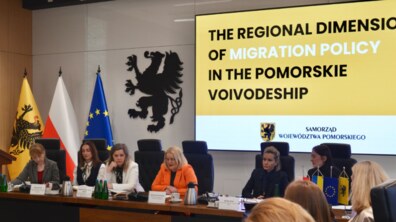 Фото з візиту учасників освітньої програми до Офісу Маршалка Поморського воєводства