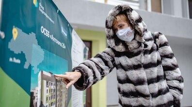 Фото: Посол Німеччини відвідала Сихів та дізналася про перші результати комплексної модернізації району