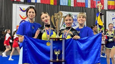 Фото: Львів’янка стала чемпіонкою Європи з черлідингу