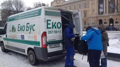 Фото: У 2018 році графік стоянок еко-буса буде розширено: зупинки будуть у Винниках, Брюховичах та Рудно