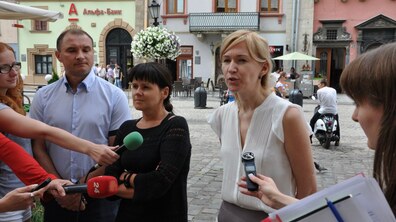 Фото: «Щодо ухвали суду, ми вважаємо її безпідставною», - Г. Пайонкевич про призупинення аукціону з продажу приміщення на пл. Ринок, 28