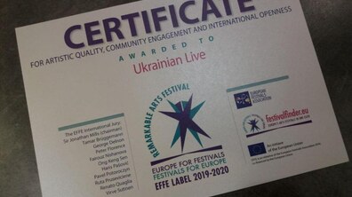 Фото: Львівський проект Ukrainian Live отримав престижну європейську нагороду