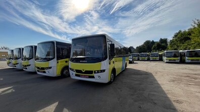 Фото: Комунальне АТП‑1 отримало всі 10 нових автобусів «Атаман»