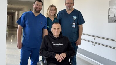 Фото: Втратив ногу і був на межі життя: львівські лікарі врятували батька 6 дітей