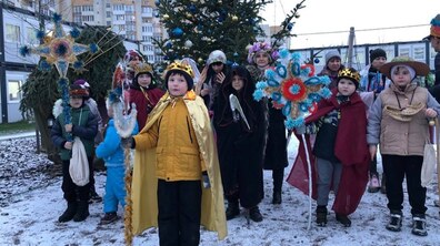 Фото: Шанують традиції: як у Львові вимушено переміщені українці організували вертеп