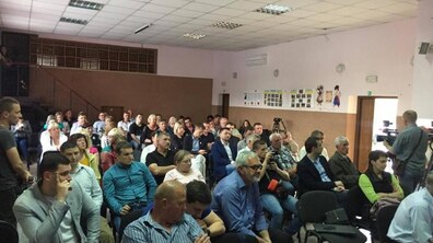 Фото: Мешканцям Малехова представили напрацювання французької компанії «Egis» щодо комплексного вирішення проблеми ТПВ