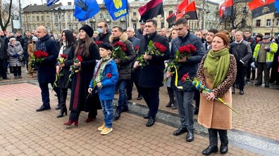 Фото: У Львові відзначили 113 річницю з дня народження Степана Бандери
