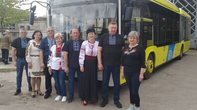 Фото: Колектив ЛКП «Львівелектротранс» долучився до відзначення Дня вишиванки
