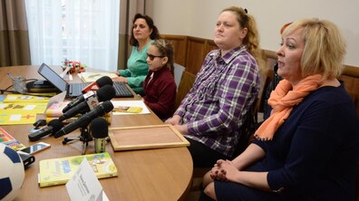 Фото: Тепер у Львові незрячі школярі можуть навчатися у звичайній школі
