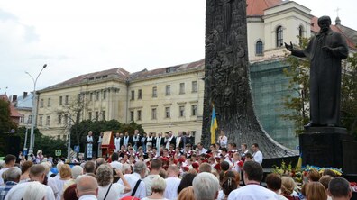 Фото: У День незалежності «Дударик» традиційно виконає акафіст в центрі Львова