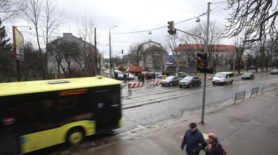 Фото: Ремонт вулиці Шевченка: з 7 березня перекрито для руху транспорту вул. Левандівську, а завтра перекриють вул. Шевченка