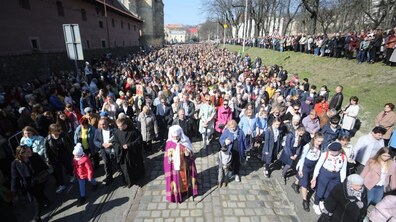 Фото: Спільна молитва у Львові зібрала близько 60 тис осіб