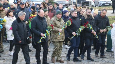 Фото: У Львові відзначили 86 років від дня народження В’ячеслава Чорновола