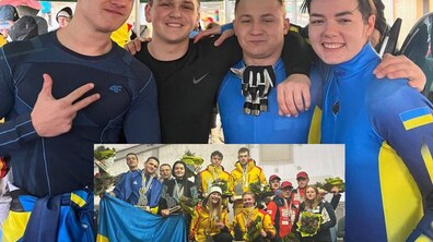 Фото: Львівські санкарі – другі у командній естафеті на Чемпіонаті світу