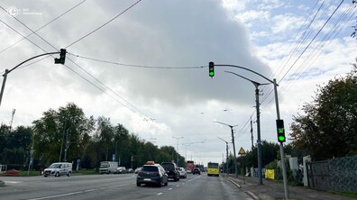 Фото: Біля автовокзалу на вул. Стрийській синхронізували роботу двох світлофорних об’єктів: це полегшить виїзд з міста