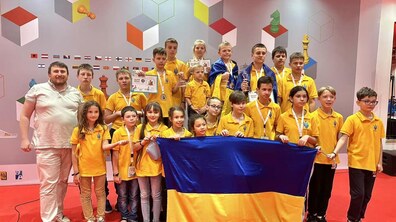 Фото: Львівські школярі – призери чемпіонату Європи з шахів