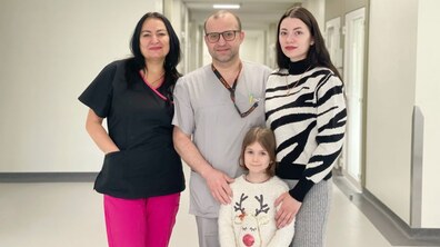 Фото: Могла втратити слух і навіть рухомість обличчя: львівські лікарі прооперували дівчинку, яка народилась із пухлиною